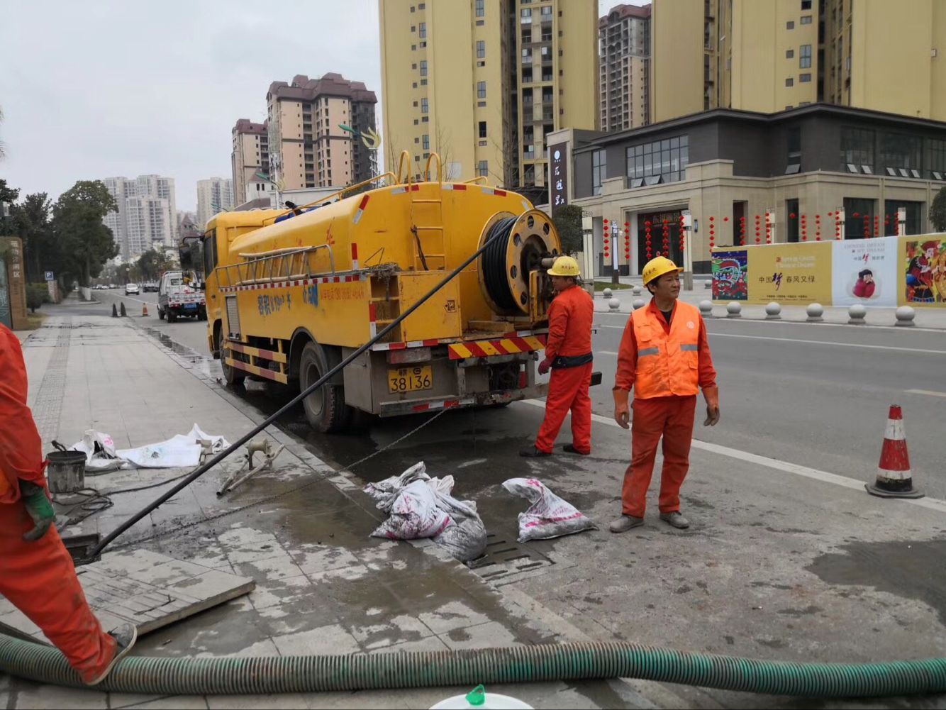 海淀排污管道清淤-管道清洗